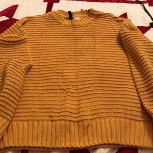 Dark orange sweater